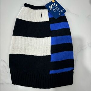 Striped dog sweater